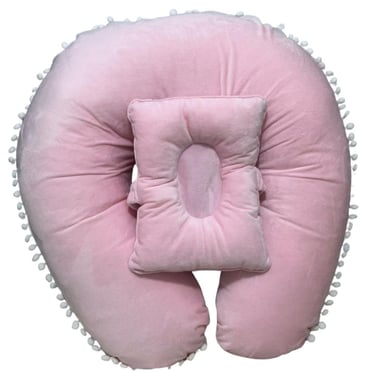 COJÍN / ALMOHADA DE LACTANCIA CON ALMOHADA 60X60 ROSA - 2