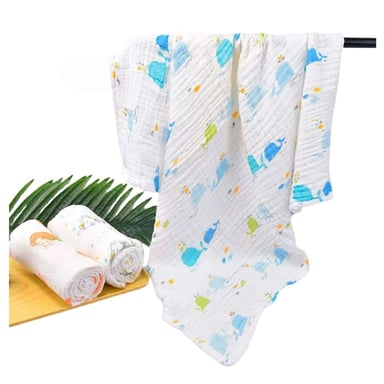 MANTA DE MUSELINA PARA BEBÉ 100% ALGODÓN 2 CAPAS - 2