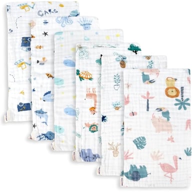 MANTA DE MUSELINA PARA BEBÉ 100% ALGODÓN 2 CAPAS - 3