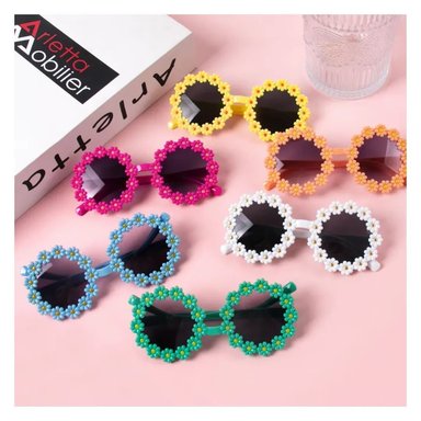 PACK 2 LENTES SOL EL BAUL OTTO STORE NIÑA CON DISEÑO FLORES Y PROTECCIÓN UV400