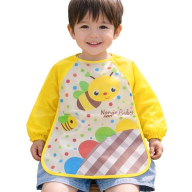 MANDIL DE ARTE PARA NIÑO DE 1 A 3 AÑOS