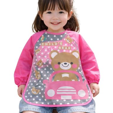 MANDIL DE ARTE PARA NIÑA DE 1 A 3 AÑOS