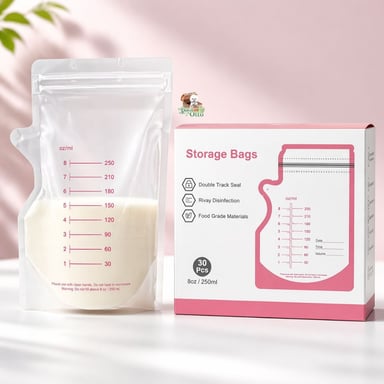 BOLSAS DE ALMACENAMIENTO DE LECHE MATERNA X30 UND DE 250ML - 1
