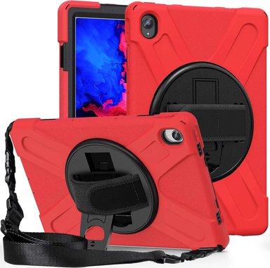 FUNDA PARA TABLET LENOVO TAB P11 TB-J606F/TB-J606X ANTISHOCK ROJO - 2