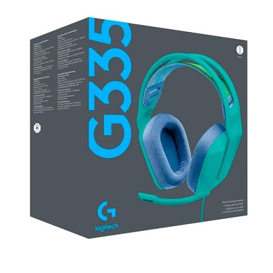 AUDIFONO GAMER LOGITECH G335 CON MICROFONO MINT (981-001023) - 2