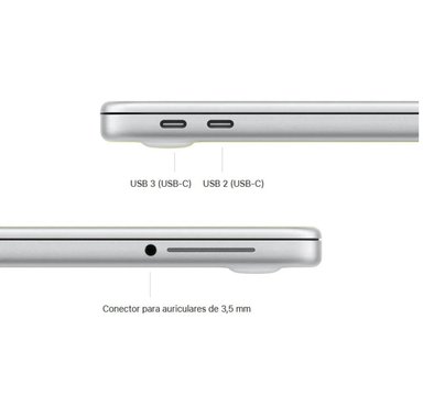 MACBOOK NEO A18 PRO RAM 8GB SSD 256GB PANTALLA 13 TECLADO ESPAÑOL - SILVER - 3