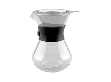 CAFETERA TRAMONTINA GOTA A GOTA CON COLADOR ACERO INOXIDABLE BOROT - 2