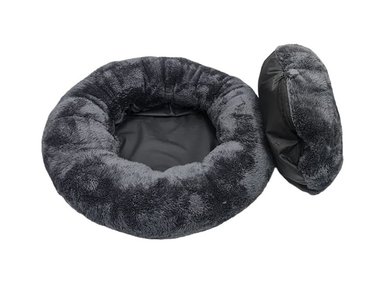 CAMA PERROS Y GATOS DONUT LITE GRIS T M - 2