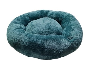 CAMA PERROS Y GATOS DONUT LITE VERDE TALLA M