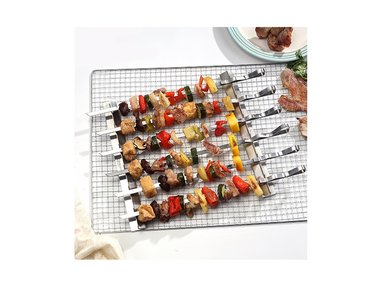 GRILL FACUSA BROCHETA ACERO JGO X 8 PZAS S PARRILLA - 2