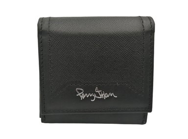 MONEDERO PERRY JHAN 1010GR CUERO NEGRO DE CORREA HOMBRE DE G1010