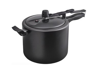 OLLA FACUSA OLLA8LT NEGRO MATE A PRESION ANTIADHERENTE 8 L - 2