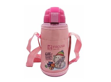 TERMO TOMATODO HELLO BABY ROSADO