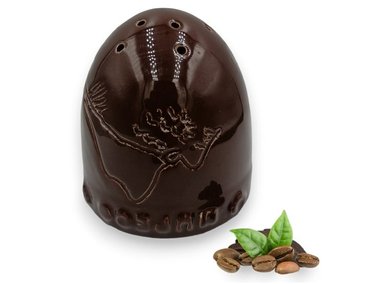 CAFETERA GOTA A GOTA ARTESANAL MUPECO MARRON PERUANÍSIMOM ARCILLA - 2