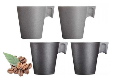 SET X 4 TAZAS DE CAFÉ EXPRESO