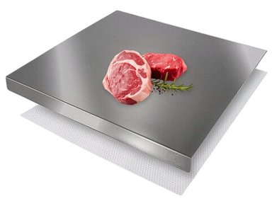 TABLA DE PICAR DE ACERO INOXIDABLE PARRILLERA - LERMA