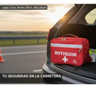 MALETÍN BOTIQUÍN DE SEGURIDAD PARA VEHÍCULOS - 5