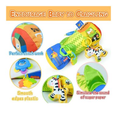 RODILLO PARA ESTIMULACION DE GATEO DEL BEBE CON SONAJERO UNISEX - 6