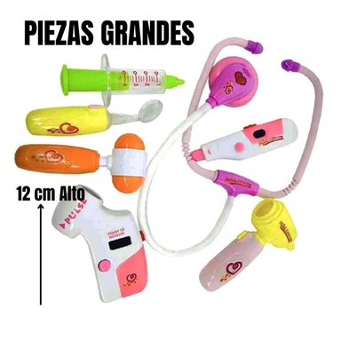 KIT DOCTORA JUGUETE PARA NIÑAS CON LUCES Y SONIDO CAJA GRAND - 2