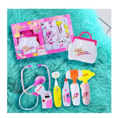 KIT DOCTORA JUGUETE PARA NIÑAS CON LUCES Y SONIDO CAJA GRAND - 4