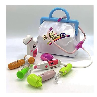 KIT DOCTORA JUGUETE PARA NIÑAS CON LUCES Y SONIDO CAJA GRAND - 5