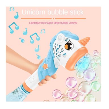 VARITA BURBUJAS UNICORNIO LUCES SONIDO NIÑAS - 6