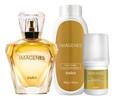 IMÁGENES PERFUME DE MUJER CON TALCO Y DESODORANTE