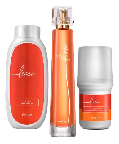FIORI PERFUME DE MUJER CON TALCO Y DEO ROLL ON