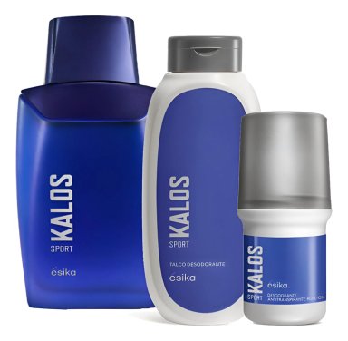 KALOS SPORT FRAGANCIA DE HOMBRE CON TALCO Y DEO ROLL ON