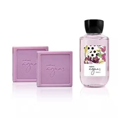AGUAS CAMPO DE VIOLETAS COLONIA DE MUJER CON JABONES