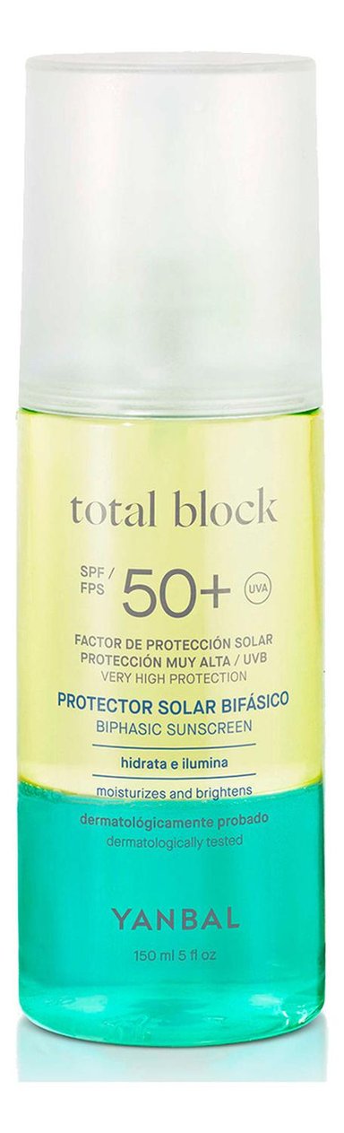 PROTECTOR SOLAR BIFÁSICO SPF 50+ TOTAL BLOCK - 1