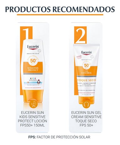 EUCERIN SUN CONTROL PROTECTOR SOLAR FACIAL CLARO FPS50+ 50ML - 2