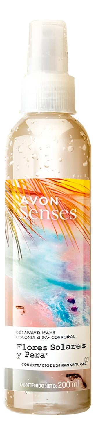 AVON SENSES FLORES SOLARES Y PERA COLONIA CORPORAL 200ML - 1