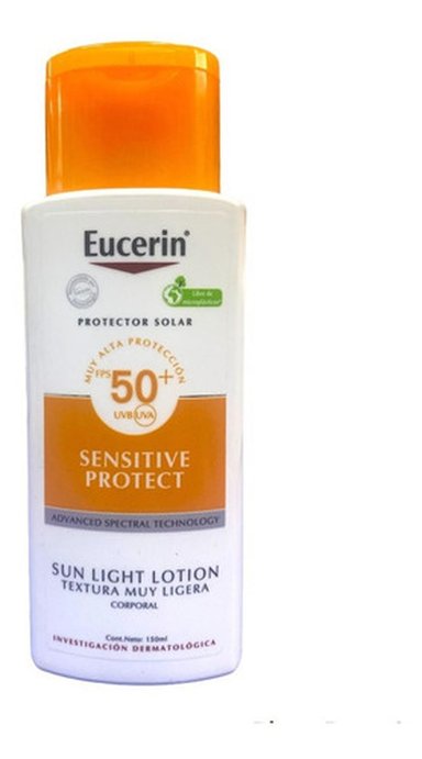 EUCERIN PROTECTOR SOLAR SENSITIVE PROTECT FPS 50+ 150ML - 2