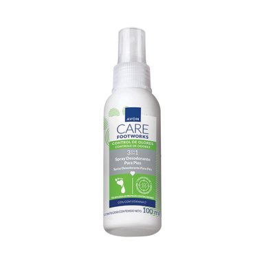 AVON CARE FOOTWORKS SPRAY DESODORANTE PARA PIES 100G - 1