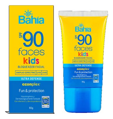 BLOQUEADOR BAHÍA FACES KIDS SPF90 60 G. - 1