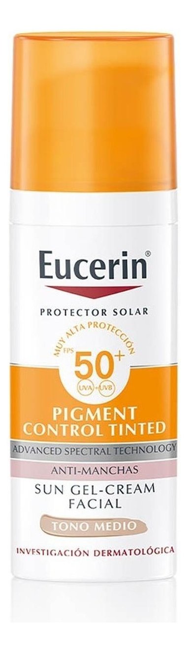 EUCERIN SOLAR PIGMENT CONTROL COLOR TONO MEDIO FPS50 X 50 ML - 1