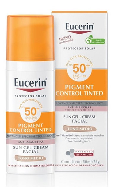 EUCERIN SOLAR PIGMENT CONTROL COLOR TONO MEDIO FPS50 X 50 ML - 4