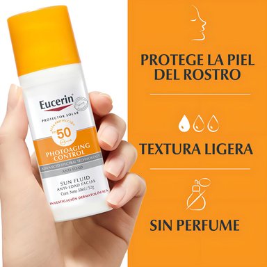 EUCERIN SUN PHOTOAGING CONTROL FPS 50+ 50ML PROTECTOR SOLAR - 5