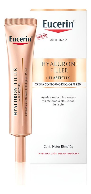 EUCERIN HYALURON FILLER ELASTICITY CONTORNO DE OJOS ANTIEDAD TODO TIPO DE PIEL DÍA/NOCHE - 1