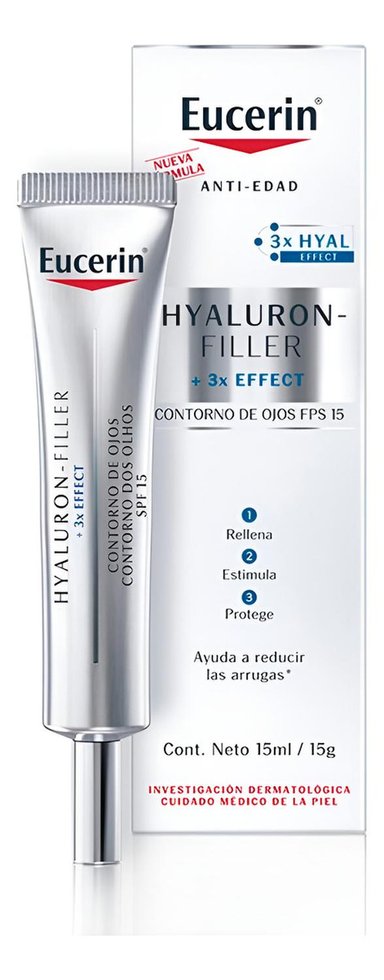 EUCERIN HYALURON-FILLER CONTORNO DE OJOS + 3X EFFECT - 1