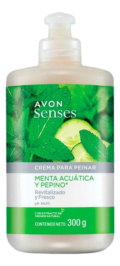 AVON SENSES CREMA PARA PEINAR MENTA Y PEPINO 750 ML - 1