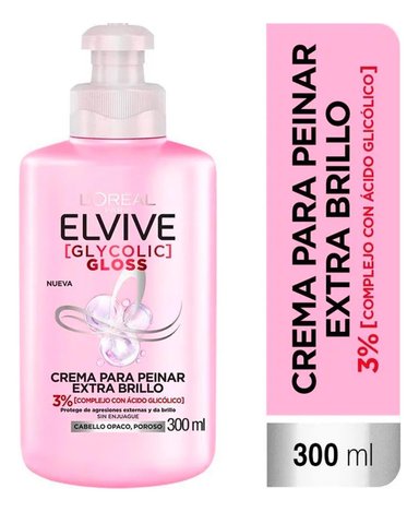 CREMA PARA PEINAR ELVIVE GLYCOLIC GLOSS 300ML - 2