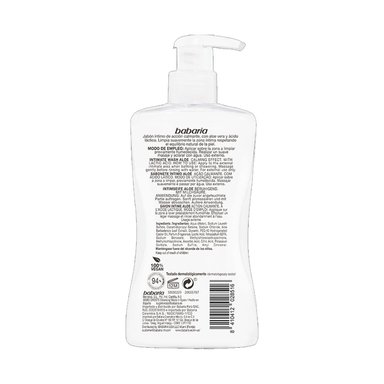 JABÓN ÍNTIMO ALOE VERA Y ÁCIDO LÁTICO BABARIA 300ML - 2