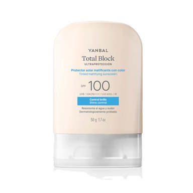 TOTAL BLOCK PROTECTOR SOLAR MATIFICANTE CON COLOR SPF100 - 1