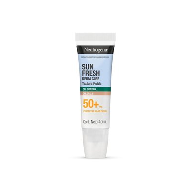 PROTECTOR SOLAR FACIAL SUN FRESH OIL CONTROL FLUIDO CON COLOR FPS 50+ - 1