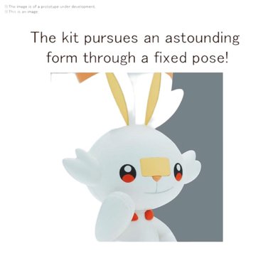 FIGURA BANDAI POKEMON SCORBUNNY 05 QUICK MODEL KIT - 3