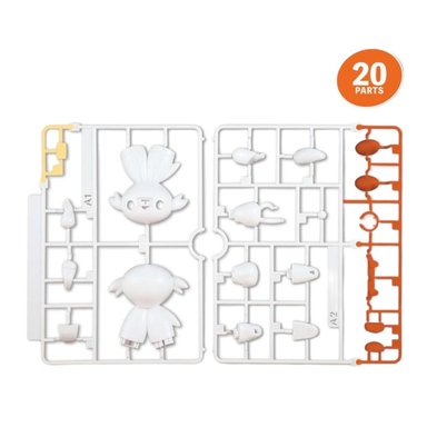 FIGURA BANDAI POKEMON SCORBUNNY 05 QUICK MODEL KIT - 4