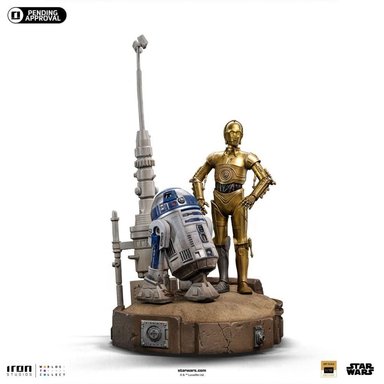 STAR WARS C-3PO Y R2-D2 ART SCALE 1/10 - 1