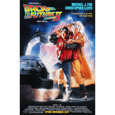 BACK TO TE FUTURE II AFICHE CUADRO